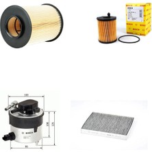 Bosch Filtre Bakım Seti Ford Focus 1.6 Tdcı 2009-2012 Dizel Hava + Yağ F + Yakıt F. + Polen Sardes