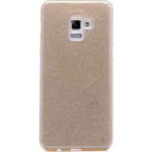 Samsung Galaxy A8 2018 Uyumlu Kılıf Zore Shining Silikon
