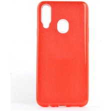 Samsung Galaxy A20S Uyumlu Kılıf Zore Shining Silikon