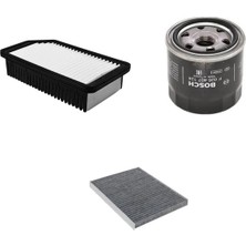 Bosch Filtre Bakım Seti Hyundai IX20 1.4 Benzin Hava + Yağ F. + Polen Filtre Sion