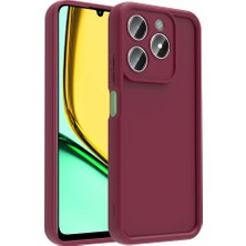 Realme C61 Uyumlu Kılıf Kamera Korumalı Zore Ananas Kapak