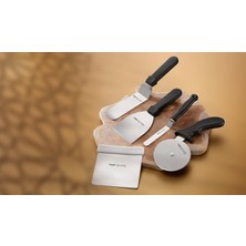 Pirge Creme Tatlı Hamur Işleri Üretim - Servis Seti (5 Parça) Spatula-Pasta Kaldırıcı-Palet-Rulet-Kazıyıcı