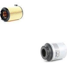Bosch Filtre Bakım Seti Volkswagen Passat 1.4 Tsı Benzin 2011-2014 Hava + Yağ Filtre