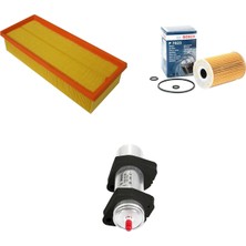 Bosch Filtre Bakım Seti Audi A4 2.0 Tdı 2009-2014 Cjca Cmfa Motor Hava + Yağ F. + Yakıt Filtre Bosch