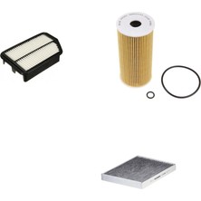 Bosch Filtre Bakım Seti Kia Sportage 2.0 Crdı 136 Beygir 2011-2015 Hava + Yağ F. + Polen Filtre Filtron