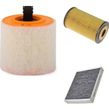 Bosch Filtre Bakım Seti Opel Astra K 1.6 Turbo 2016+ Hava + Yağ F. + Polen Filtre Filtron