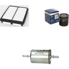 Bosch Filtre Bakım Seti Daewoo Nubira Hava + Yağ F. + Yakıt Filtre Bosch