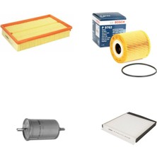 Bosch Filtre Bakım Seti Volvo S80 I 2.0 2.8 T 2.9 Benzin 1999-2006 Hava + Yağ F + Yakıt F. + Polen Sardes