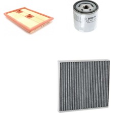 Bosch Filtre Bakım Seti Volkswagen Passat 1.4 Tsı Benzin 2015-2018 Hava + Yağ F. + Polen Filtre Bosch