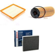 Bosch Filtre Bakım Seti Bmw 3 Serisi F30 F80 318I Benzin 2015-2018 Hava + Yağ F. + Polen Filtre Bosch