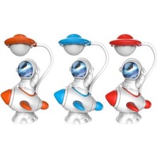 Astronot Şarjlı Masa Lambası