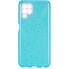 Samsung Galaxy M22 Uyumlu Kılıf Zore Shining Silikon