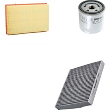 Bosch Filtre Bakım Seti Skoda Fabia 1.4 1999-2008 Benzinli Hava + Yağ F. + Polen Filtre Sardes