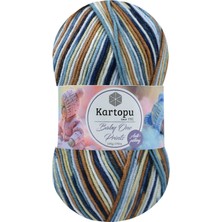 Kartopu Baby One Prınt B59163-100 G-250 M-Anti-Pilling Renkli Bebek Ipliği!