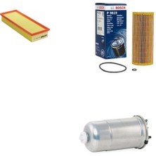 Bosch Filtre Bakım Seti Seat Cordoba 1.9 Tdı Dizel 2000-2002 Hava + Yağ F. + Yakıt Filtre Bosch
