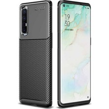 Oppo Reno 3 Pro 5g Uyumlu Kılıf Zore Negro Silikon Kapak