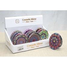 Taşlı El Aynası Oval Ince