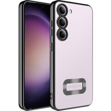 Samsung Galaxy S23 Uyumlu Kılıf Kamera Korumalı Logo Gösteren Zore Omega Kapak