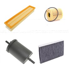 Bosch Filtre Bakım Seti Citroen C4 1.6 Benzinli 2005-2011 110 Beygir Hava + Yağ F + Yakıt F. + Polen Bosch