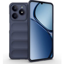 Realme C61 Uyumlu Kılıf Esnek Tpu Oyuklu Arka Yüzey Tasarımlı Zore Etnik Silikon Kapak