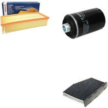 Bosch Filtre Bakım Seti Volkswagen Passat 1.8 Tsı 2005-2010 Hava + Yağ F. + Polen Filtre Bosch