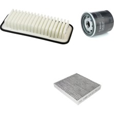 Bosch Filtre Bakım Seti Toyota Yaris 1.3 2006-2011 Benzinli 87 Beygir Hava + Yağ F. + Polen Filtre Bosch