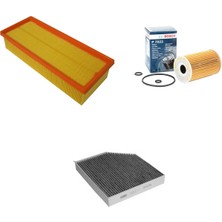 Bosch Filtre Bakım Seti Audi A4 2.0 Tdı 2009-2014 Cjca Cmfa Motor Hava + Yağ F. + Polen Filtre Bosch