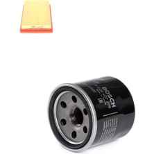 Bosch Filtre Bakım Seti Kia Rio 1.3 2002 - 2005 Benzinli Hava + Yağ Filtre