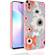 Xiaomi Redmi 9A Uyumlu Kılıf Desenli Kamera Korumalı Parlak Zore Nora Kapak