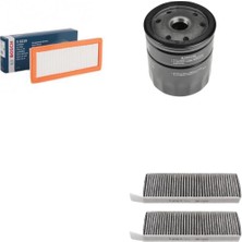 Bosch Filtre Bakım Seti Peugeot 3008 1.6 Puretech Benzin 180 Beygir Hava + Yağ F. + Polen Filtre Bosch