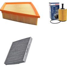 Bosch Filtre Bakım Seti Skoda Fabia 1.4 Tdı 2003-2008 Dizel Bnm Bnv Motor Hava + Yağ F. + Polen Filtre Bosch