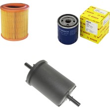 Filtre Bakım Seti Citroen Saxo 1.4 Vts 75 Beygir 1997-2000 Hava + Yağ F. + Yakıt Filtre Bosch