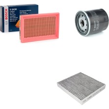 Bosch Filtre Bakım Seti Toyota Yaris 1.5 2017-2020 Hybrid Hava + Yağ F. + Polen Filtre Sardes