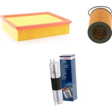 Bosch Filtre Bakım Seti Bmw 3 Serisi E46 330 I Benzin 1998-2004 Hava + Yağ F. + Yakıt Filtre Bosch