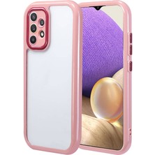 Samsung Galaxy A32 4g Uyumlu Kılıf Kamera Korumalı Renkli Kenar ve Çerçeve Tasarımlı Zore Vitamin Kapak