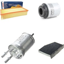 Bosch Filtre Bakım Seti Volkswagen Scirocco 1.4 Tsı Benzin 160 Beygir Hava + Yağ F + Yakıt F. + Polen Bosch