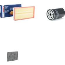 Bosch Filtre Bakım Seti Skoda Octavia 1.6 Benzinli 1999-2004 1u2 Hava + Yağ F. + Polen Filtre Sardes