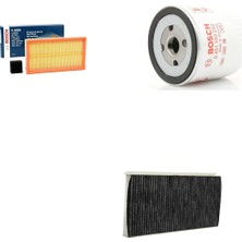 Bosch Filtre Bakım Seti Ford Transit Connect 1.8 Dı Dizel 2006-2012 75 Beygir Hava + Yağ F. + Polen Filtre Sardes