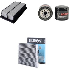 Bosch Filtre Bakım Seti Hyundai I20 1.4 Mpı 100 Beygir 2014+ Benzinli Hava + Yağ F. + Polen Filtre Filtron