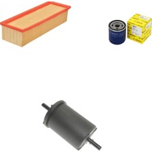Filtre Bakım Seti Peugeot 106 1.6 Gtı Benzin 118 Beygir Hava + Yağ F. + Yakıt Filtre Bosch