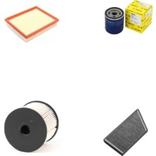 Bosch Filtre Bakım Seti Peugeot 206 2.0 Hdı Dizel 2002-2009 Hava + Yağ F + Yakıt F. + Polen Sion