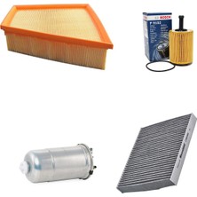 Bosch Filtre Bakım Seti Volkswagen Polo 1.4 Tdı Dizel 9n 2002-2009 Amf Bay Motor 75 Beygir Hava + Yağ F + Yakıt F. + Polen Sardes