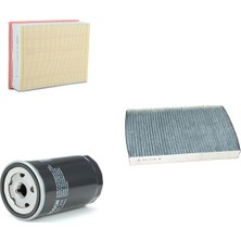 Bosch Filtre Bakım Seti Audi A4 1.6 2.0 Benzinli 2001-2008 Hava + Yağ F. + Polen Filtre Sardes