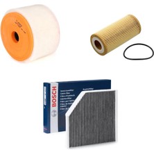 Bosch Filtre Bakım Seti Audi A6 2.0 Tfsı 2012+ 252 Beygir Hava + Yağ F. + Polen Filtre Bosch