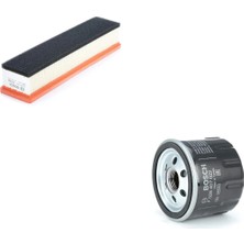 Bosch Filtre Bakım Seti Dacia Logan Mcv 1.5 Dci 2008-2012 Hava + Yağ Filtre