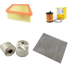 Bosch Filtre Bakım Seti Ford Fiesta 1.5 Tdcı 2010-2017 Dizel Euro 5 Için Hava + Yağ F + Yakıt F. + Polen Bosch