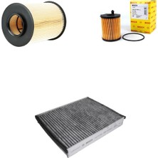 Bosch Filtre Bakım Seti Ford Grand C-Max 1.5 1.6 Ecoboost Benzin Hava + Yağ F. + Polen Filtre Sardes