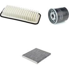 Bosch Filtre Bakım Seti Toyota Yaris 1.0 1999-2005 Benzinli Hava + Yağ F. + Polen Filtre Sardes