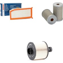 Bosch Filtre Bakım Seti Dacia Sandero Iı 1.5 Bluedcı 2013+ 95 Beygir Hava + Yağ F. + Yakıt Filtre Bosch