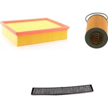 Bosch Filtre Bakım Seti Bmw 3 Serisi E46 325 I Benzin 1998-2001 Hava + Yağ F. + Polen Filtre Sardes